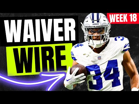 🚨 Top FANTASY CHAMPIONSHIP Week 18 Waiver Wire Targets in Fantasy Football! 🚨