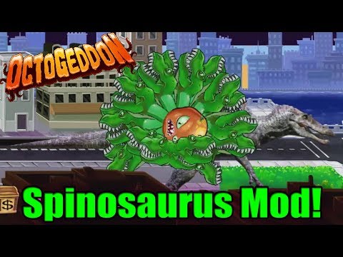Spinosaurus MOD | Octogeddon Modded | It Escaped From Jurassic Park!
