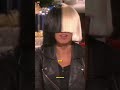 Sia being insane on Ellen's show when asked about her face #shorts