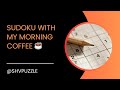 Challenge Day 8 Sudoku With My Morning Coffee Sudokutricks Sudokutips Games Puzzle Sudoku