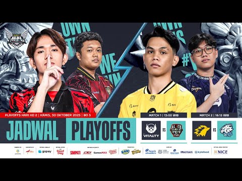 🔴 LIVE | MPL ID S16 | Playoffs Hari 2 | Bahasa Indonesia
