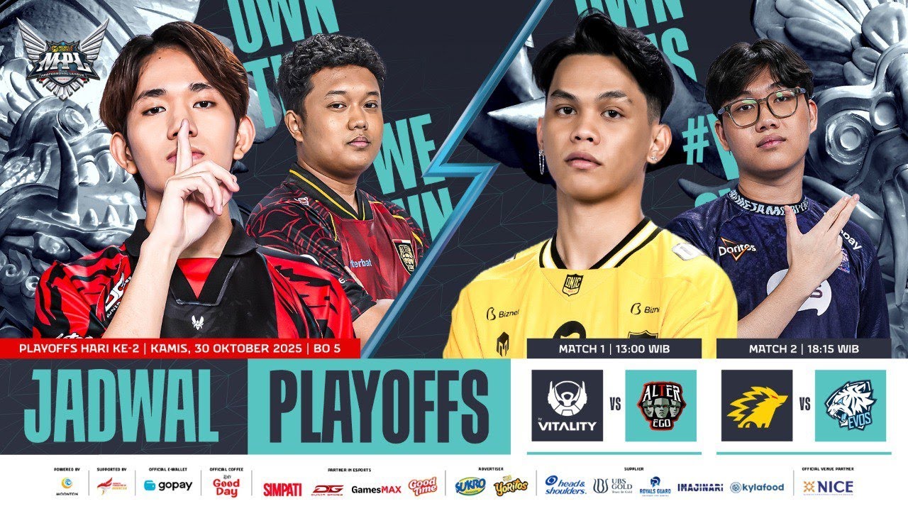 🔴 LIVE | MPL ID S16 | Playoffs Hari 2 | Bahasa Indonesia