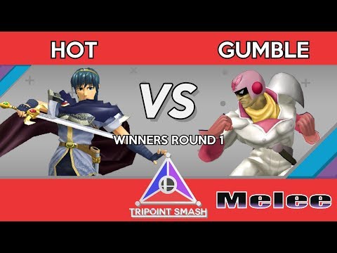 Tripoint Smash 49 - Winners Round 1 - Hot (Marth) Vs. Gumble (Captain Falcon)