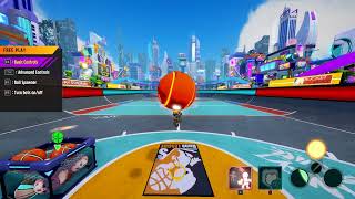 Super fast full court shot swing dunk