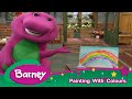 Barney Colours And Painting With Barney Arts And Crafts For Kids