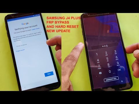 Samsung J4 Core J410f FRP Bypass  and Password Reset Latest Security Update