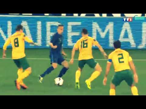 Olivier Giroud Amazing Lob Goal - France vs Australia - 11/10/2013