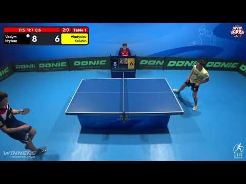 00:30 Vadym Hryban 3 - 0 Vladyslav Kaluhin West 5 WIN CUP 16.11.2022 | TABLE TENNIS WINCUP