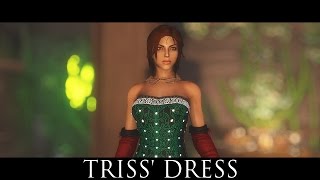 TES V - Skyrim Mods: Triss' Dress
