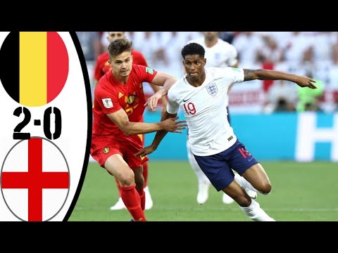 Belgium vs England 2 0  4K  2018 FIFA World Cup Russia