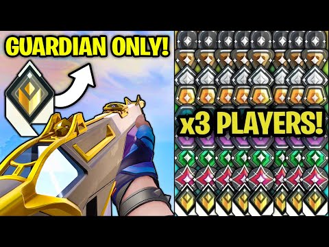 Guardian Only Radiant VS 3 of Every Rank, until he loses
