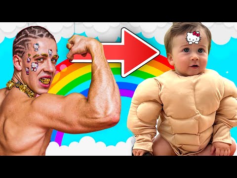 TRANSFORMING our BABY into CANDY KEN for 24 Hours | The Unicorn Family