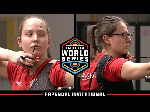 Julie Hellemans v Charlotte De Strooper – recurve women bronze | Papendal Invitational