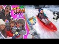 SNOW MUCH FUN! DON'T EAT YELLOW SNOW w  Puppy Oreo ❄️ Tilted Snowman ⛄ FUNnel Vision Snow Day Vlog