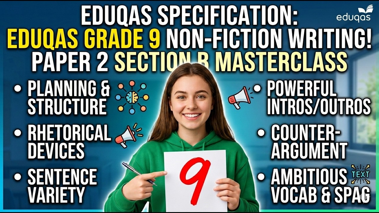 How to Get a GRADE 9: Eduqas Paper 2 Section B Writing