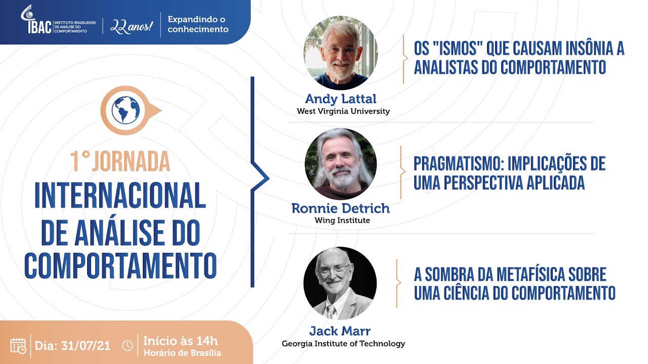 I Jornada Internacional de Análise do Comportamento