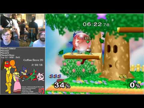 CB 2/18/18 - Melee Singles - DINGO (Falco) Vs. Nope (Fox) - Top 12 WQF