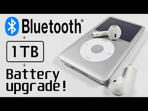 Bluetooth 1TB iPod classic 7th gen mod tutorial in depth