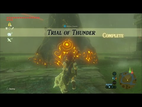 Zelda Breath of the Wild - SHRINE QUEST - Trial of Thunder