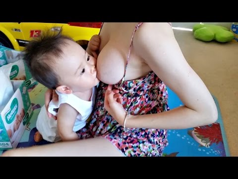 BABY BREASTFEEDING | Beautiful Breast For Baby Feeding | Have Enough Breast Milk Day 1 