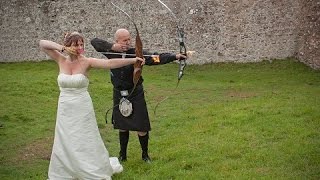 Scottish Bowhunter Wedding - Two hearts, one flame.