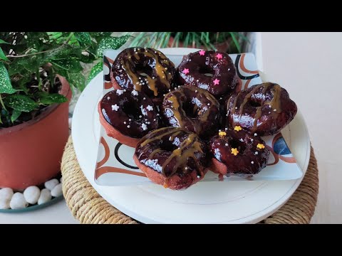 Easy and soft Donuts||No oven soft Donuts||chocolate Donuts||🍩 🍩