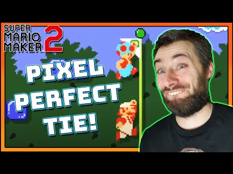 Pixel Perfect Tie In Multiplayer Versus - Super Mario Maker 2 | Defending The Game