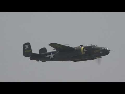 Columbus Air Show 2023 Warbird Showcase B-25D, TBM-3E, P-51D, P-40M, P-63A, & FG-1D Corsair