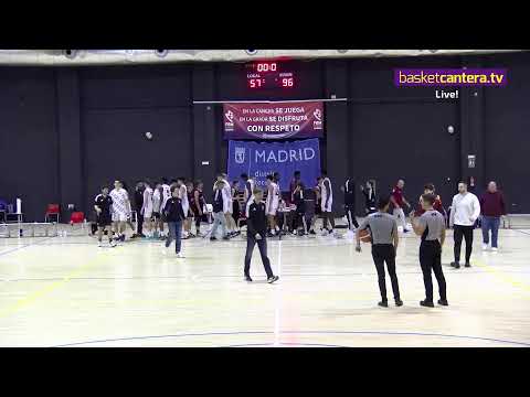 U16M.  ZENTRO BASKET vs REAL MADRID.- Liga Cadete-U16M FBMadrid 2022/23  #BasketCantera.TV