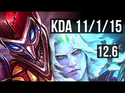 SHACO vs VIEGO (JNG) | 11/1/15, 3.4M mastery, 900+ games, Godlike | BR Master | 12.6
