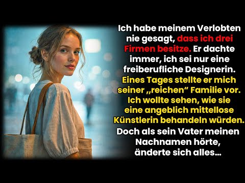 Ich gab mich beim Familienessen meines Verlobten als pleite Designer aus – dann erstarrten sie