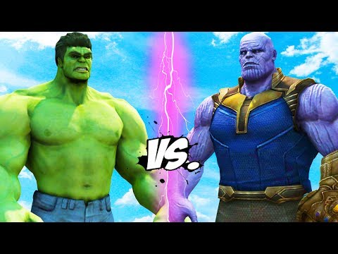 THANOS VS HULK - INFINITY BATTLE