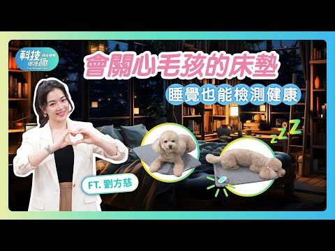 【科技哪裡趣X科技報報】EP05 會關心毛孩的床墊?睡覺也能監測健康!