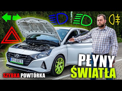 LIGHTS AND FLUIDS in HYUNDAI i20 - REVIEW BEFORE THE CATEGORY B DRIVING LICENSE TEST - WORD TASK