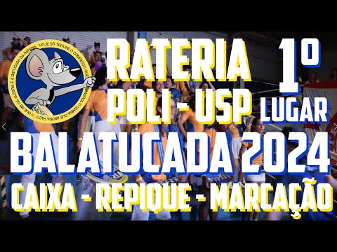 Rateria na Balatucada 2024! - 1º Lugar | Estandartes de Caixa, Repique e Surdo de Marcação