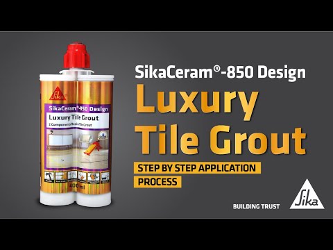 Sikaceram 850 Design, Epoxy Floor And Wall Tile Coloured Grout For Joint 2-15mm Inside, 400ml