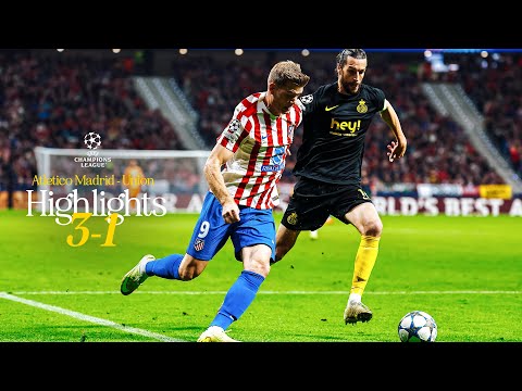 An incredible effort in Madrid | HIGHLIGHTS UCL : Atletico Madrid - Union