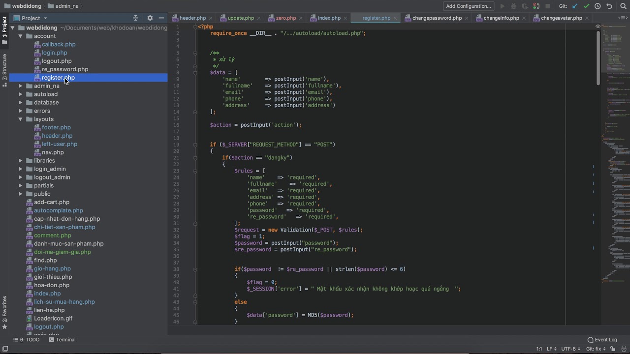 [Đồ án tốt nghiệp ] - Website bán hàng - sửa thông tin form