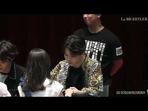 BTS Fansign Jimin with little girl