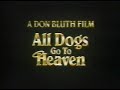 All Dogs Go To Heaven Commercial 1989