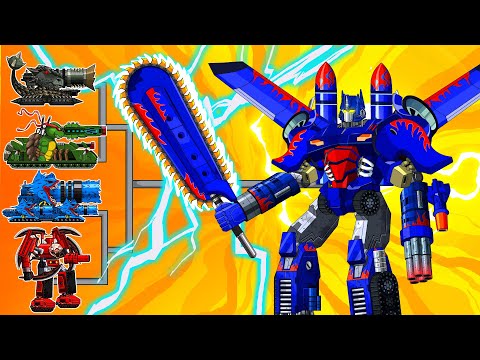 Transformers Tank : Optimus Prime Saw Blade VS Robot Choo Choo Charles  | Arena Tank Cartoon