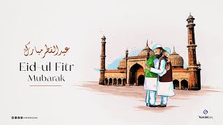 Eid-ul Fitr Mubarak | Eid Mubarak Poster Design | Modern Artistic Eid-ul Fitr greeting Design