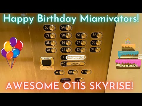Happy Birthday Miamivators! Otis SkyRise Traction Elevators | Aria Resort & Casino | Las Vegas, NV