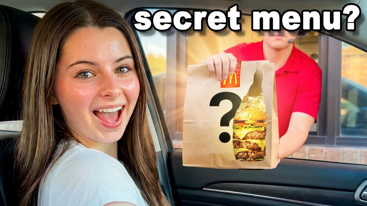 I Tried 'Secret Menu' Items at EVERY Fast Food Restaurant