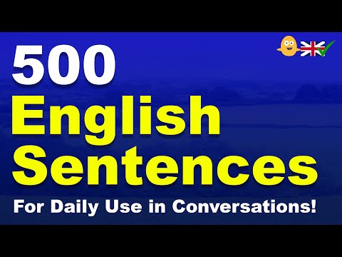 , title : 'Fluent English Practice: 500 Sentences For Daily Use in Conversations!'