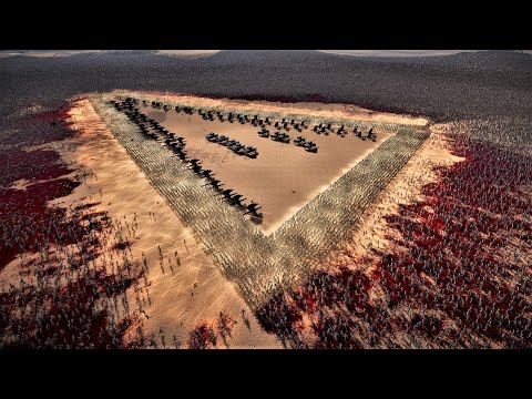 Triangular Nuclear Barrack Vs 7 Million Zombies Attack | ULTIMATE EPIC BATTLE SIMULATOR 2 UEBS 2