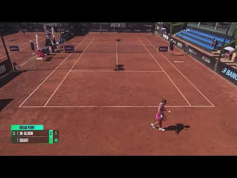 Ylena In-Albon [Q] (SUI) vs Tyra Caterina Grant [Q] (ITA) // 6-4 4-6 4-6 // W125 Rome // 1st Round