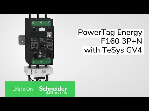 的映像 How to Install PowerTag Energy F160 3P+N with TeSys GV4