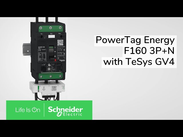 schneider electric Energiamittari din powertag flex 160a 3p/3p+n ylä