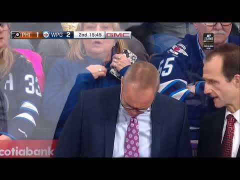 Matt Niskanen Goal - Philadelphia Flyers vs Winnipeg Jets (12/15/19)